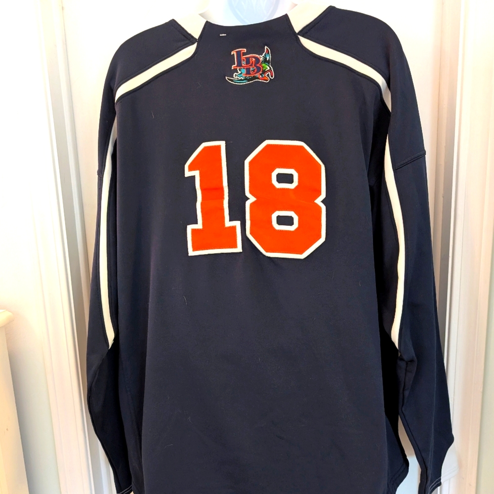 EUC #18 MANTA RAYS FOOTBALL XGRAIN Sportswear Sweatshirt Size L